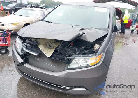 2017 Honda Odyssey Ex-L from USA, damaged, VIN 5FNRL5H66HB002837